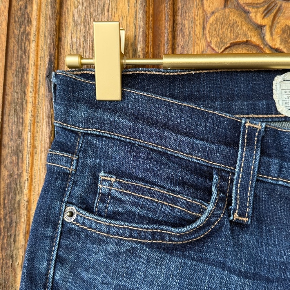 Bundle of 2x Current/Elliott Dark Wash + Black Denim Jeans Size 23 - Picture 3 of 13